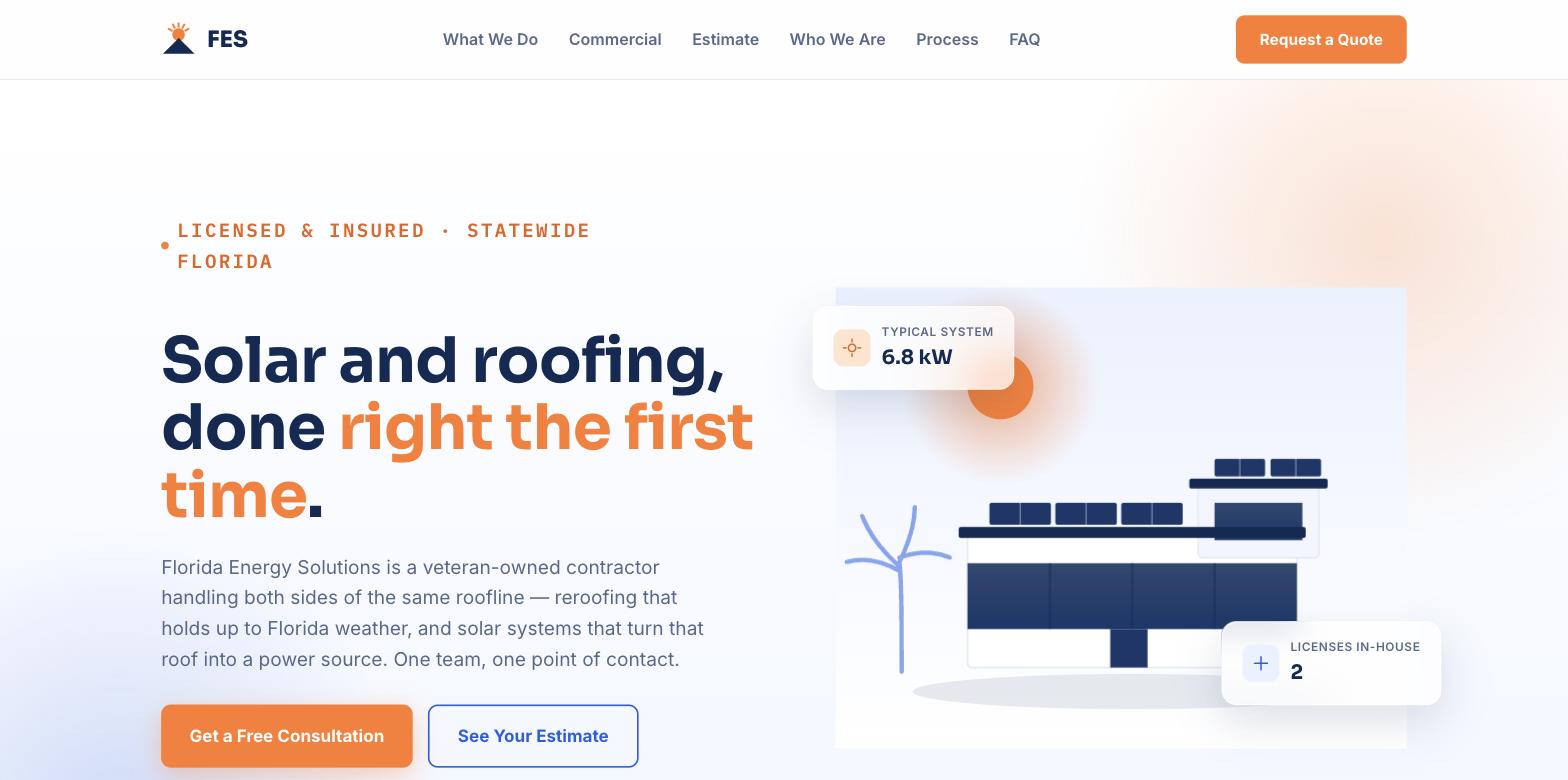 Florida Energy Solutions — hero
