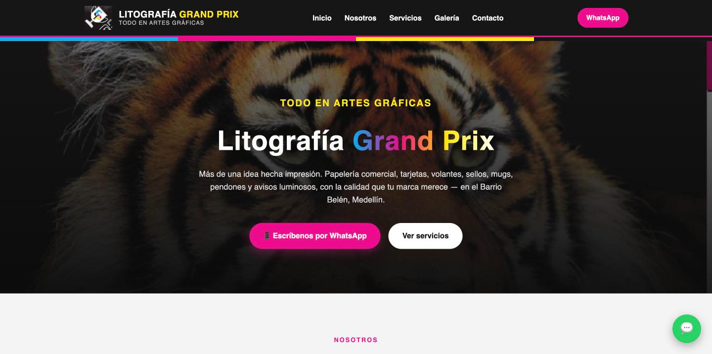 Litografía Grand Prix — hero