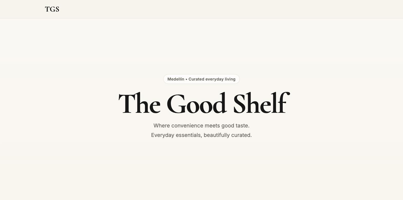 The Good Shelf — hero